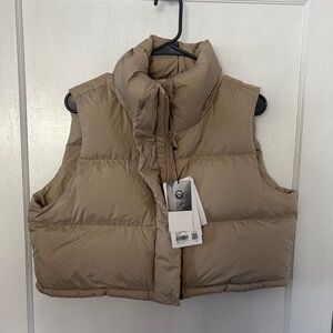 Lululemon Athletica Beige Puffer Vest